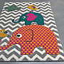 Children carpet PASTEL Elephants