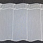 Modern woven Curtain 11101 white