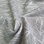 Decorative fabric FLORENTI leaves light grey
