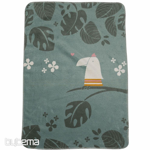 Children's cotton blanket DF Toucan 100x75