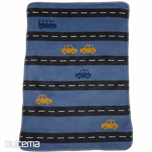 Children's cotton blanket DF Road 100x75