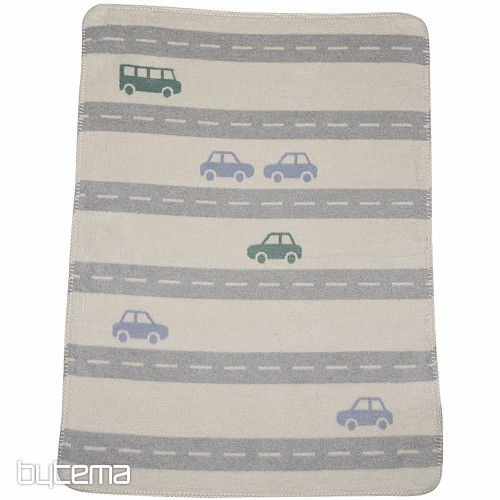 Children's cotton blanket DF Road 100x75