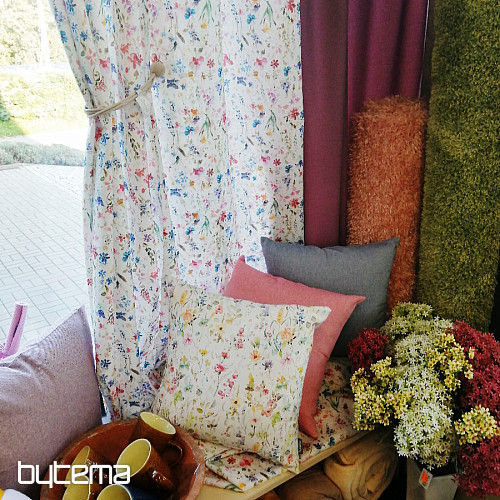 Decorative fabric CALA FLOWERS