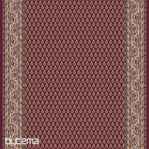Piece carpet SOLID 03 burgundy CONES