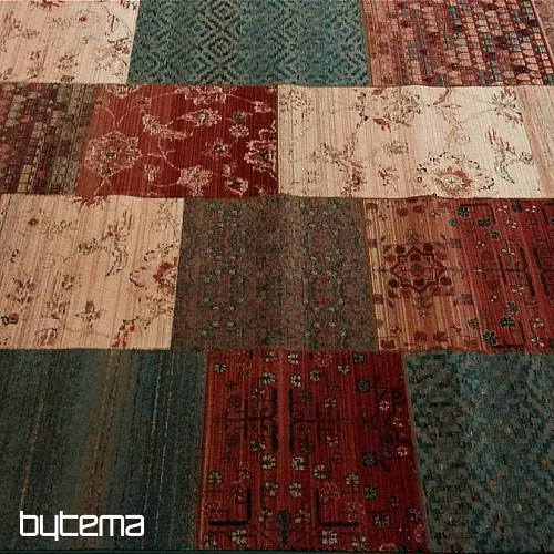 Luxurious woolen carpet ROYAL PATCHWORK new 402