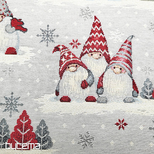 Tapestry fabric CHRISTMAS ELVES