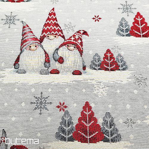 Tapestry fabric CHRISTMAS ELVES