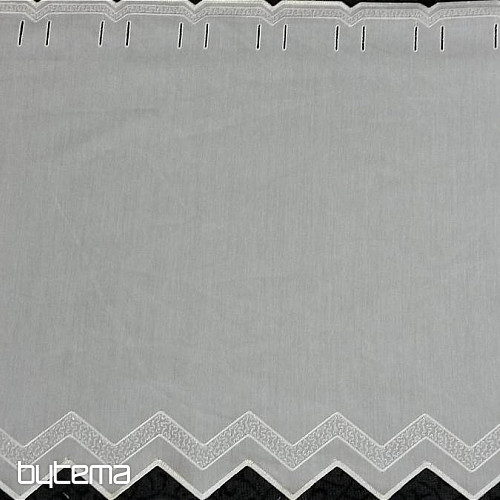 Modern woven Curtain G white