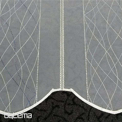 Brise-bise Curtain Spiral blue
