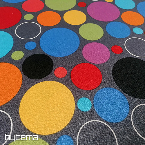 Decorative fabric BORO circles