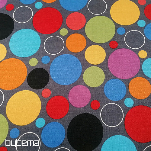 Decorative fabric BORO circles