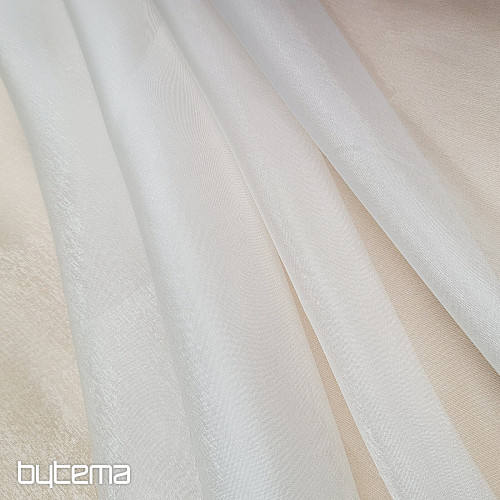 Voile curtain CREAM GLOSSY 896