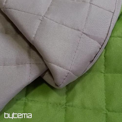 Modern bed cover EVA NEW - green, beige