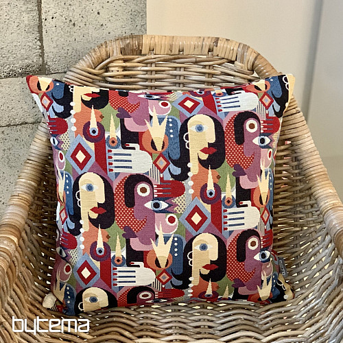 Tapestry cushion cover ART FACE