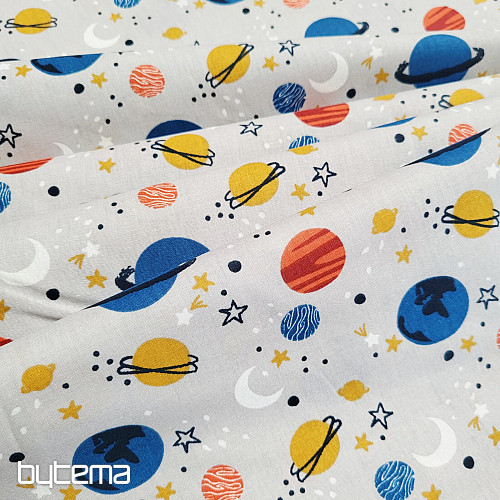Cotton fabric SPACE