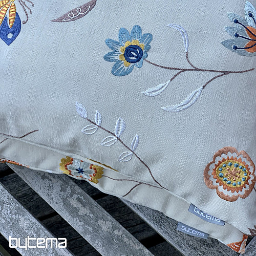 Embroidered pillow cover RICHMOND beige