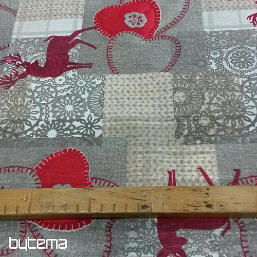 Christmas decorative fabric TRICOT
