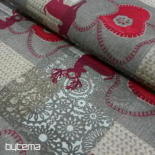 Christmas decorative fabric TRICOT