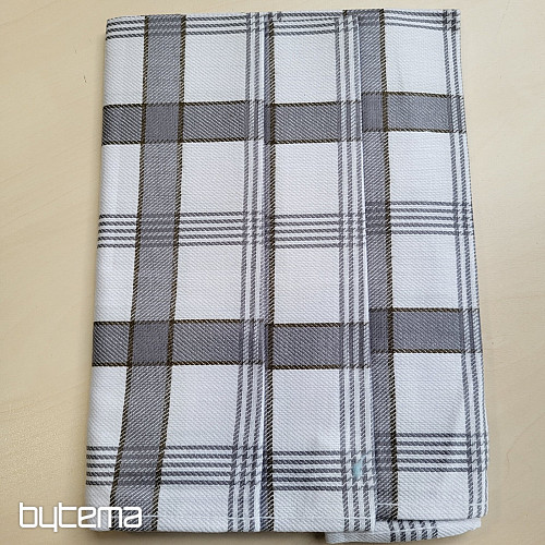 Egyptian cotton modern checkered towels GREY