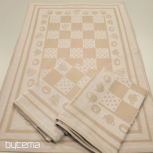 Tea towels KEET AND POLKA DOT BEIGE