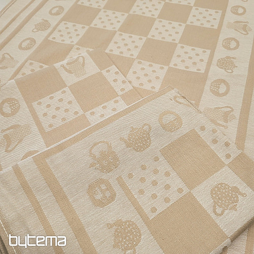 Tea towels KEET AND POLKA DOT BEIGE