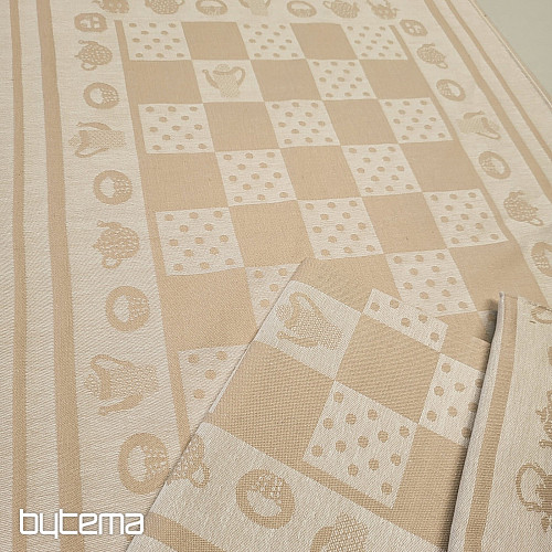 Tea towels KEET AND POLKA DOT BEIGE