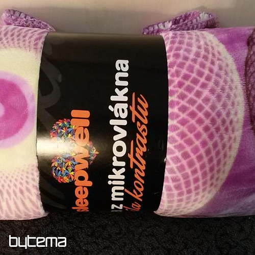 Blanket SHEEP - purple bubble
