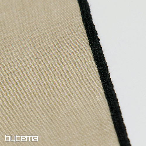 Cotton tea towels BLACK LINED 3 pcs