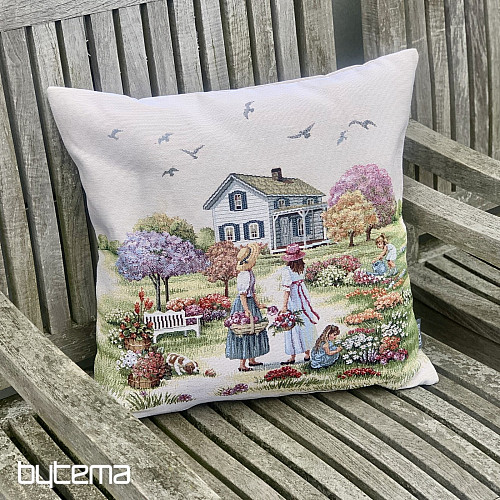 Tapestry cushion cover GARDEN OF PARADISE