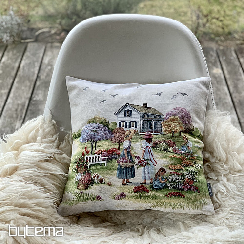 Tapestry cushion cover GARDEN OF PARADISE