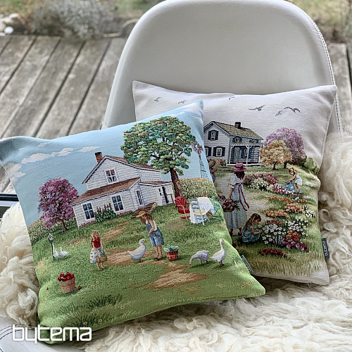 Tapestry cushion cover GARDEN OF PARADISE