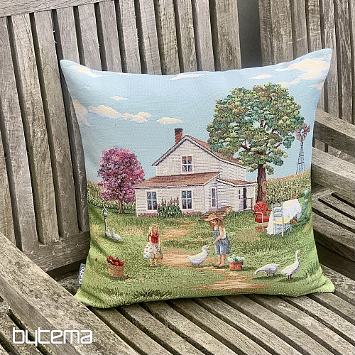 Tapestry cushion cover COUNTRYSIDE