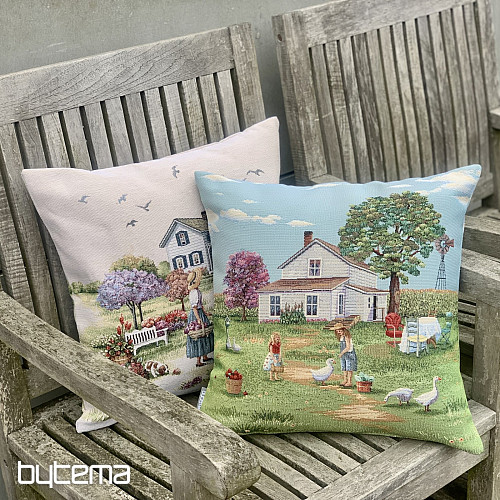 Tapestry cushion cover COUNTRYSIDE
