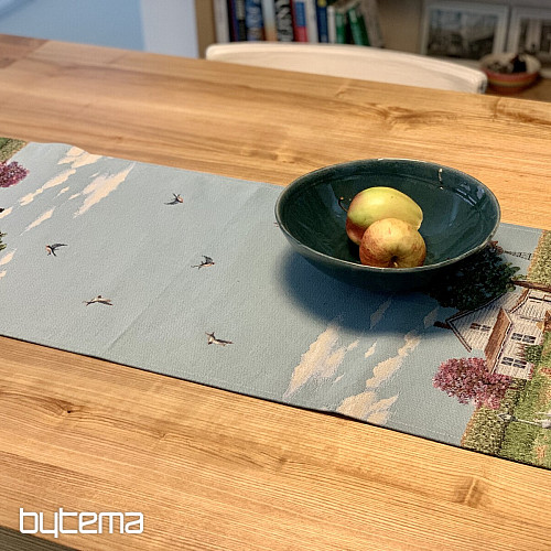Tapestry tablecloths and scarves COUNTRYSIDE