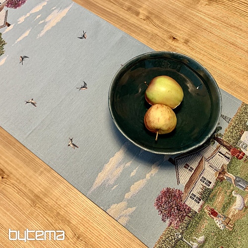 Tapestry tablecloths and scarves COUNTRYSIDE