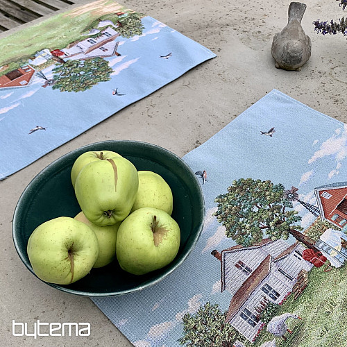 Tapestry tablecloths and scarves COUNTRYSIDE