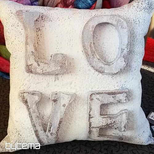 Decorative pillow LOVE