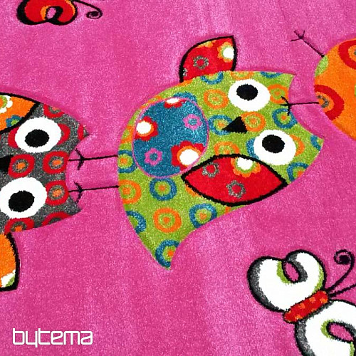 Children carpet OWL and pink owls
