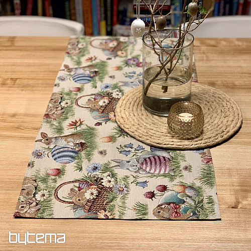 Tapestry tablecloth and scarf POMLÁZKA II