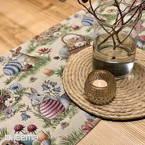 Tapestry tablecloth and scarf POMLÁZKA II