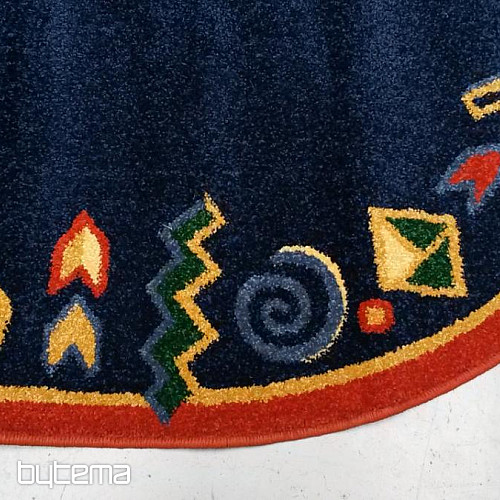 Oval rug MODERN 130x240 dark blue