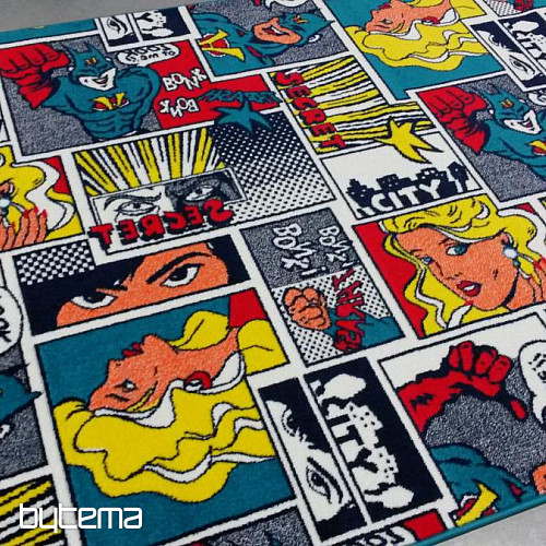 Design carpet KOMIKS