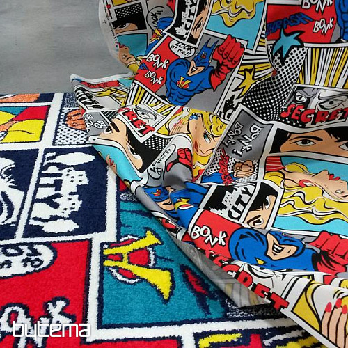 Design carpet KOMIKS