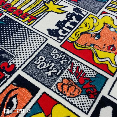 Design carpet KOMIKS