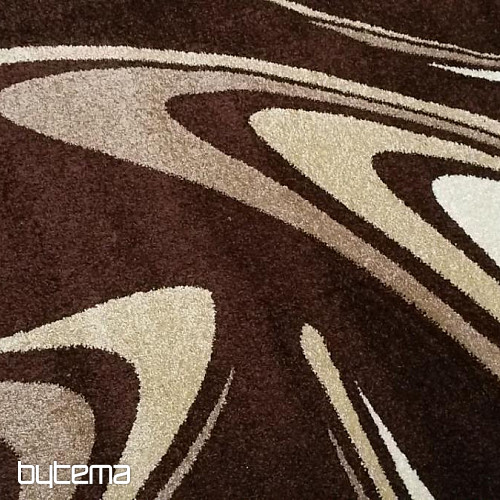 Oval carpet COFFEE brown