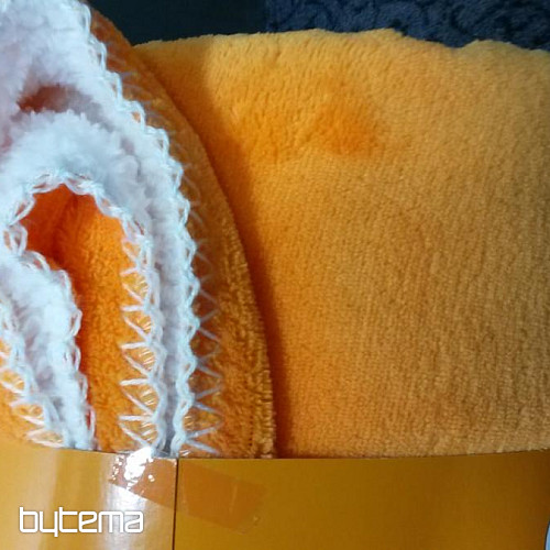 Microfiber blanket SOFT SHEEP orange