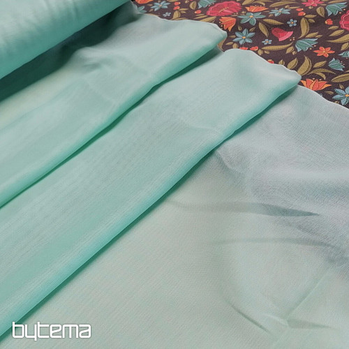 Light decorative fabric Kiba 64 turquoise