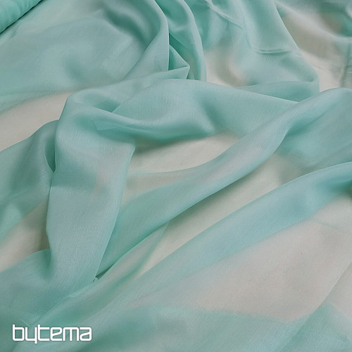 Light decorative fabric Kiba 64 turquoise