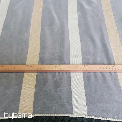 Voile curtain STRIPES GOLD