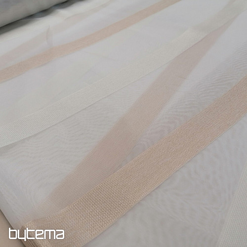 Voile curtain STRIPES GOLD